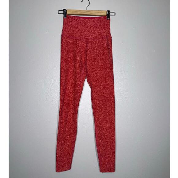 Beyond Yoga Space Dye High Rise Leggings Scarlet Sun Sienna Size Small - Picture 2 of 6